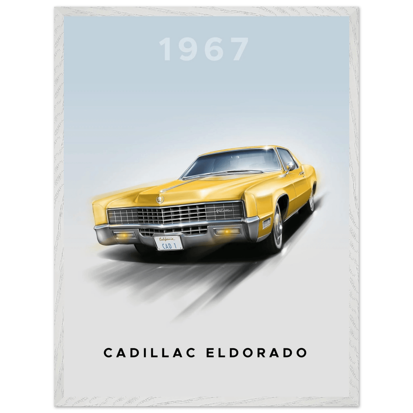 1967 Cadillac Eldorado - Iconic American Luxury Framed Poster | Premium Wall Art, Ready-to-Hang in Your Style - Vibrantwalls