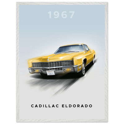 1967 Cadillac Eldorado - Iconic American Luxury Framed Poster | Premium Wall Art, Ready-to-Hang in Your Style - Vibrantwalls