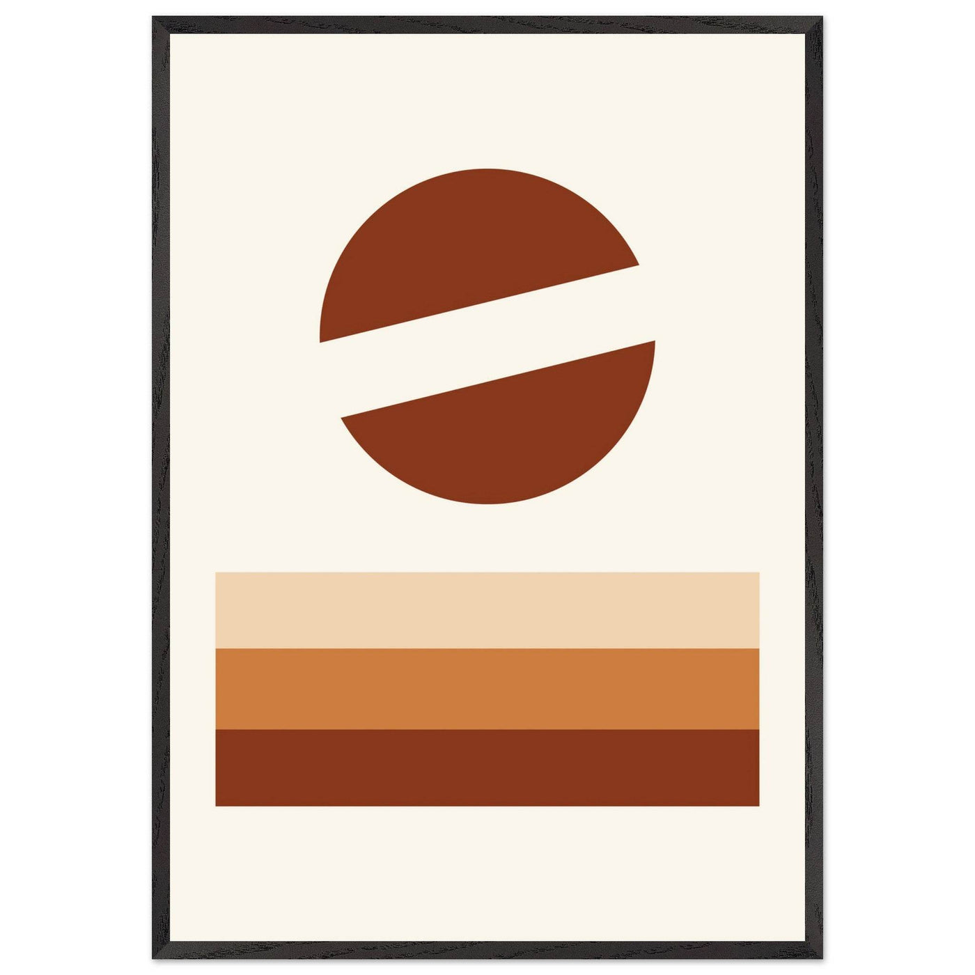 Abstract Desert Landscape Earthy Tones - Vibrantwalls