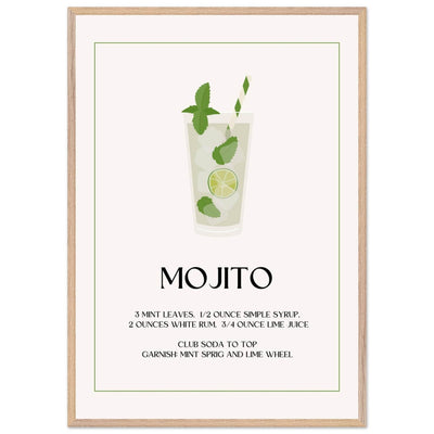 Mojito Cocktail Recipe - Vibrantwalls