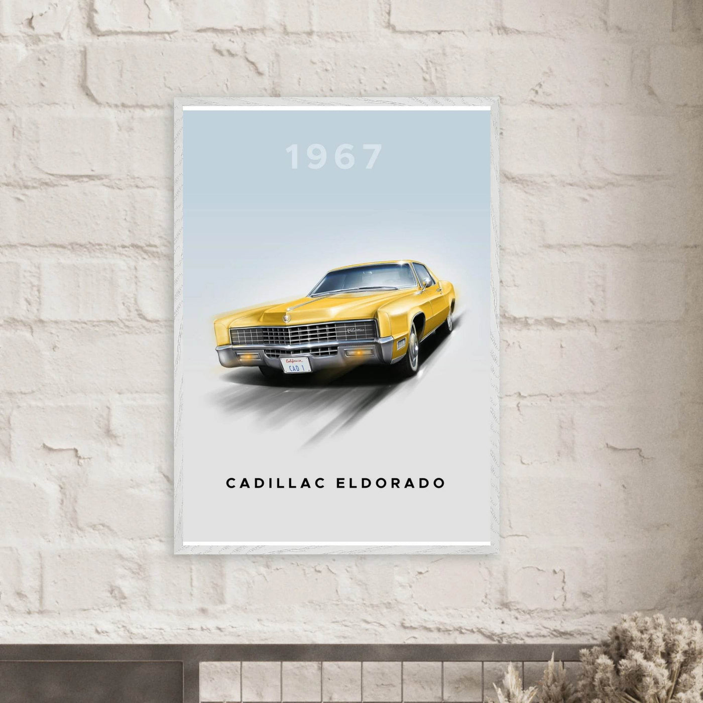 1967 Cadillac Eldorado - Iconic American Luxury Framed Poster | Premium Wall Art, Ready-to-Hang in Your Style - Vibrantwalls