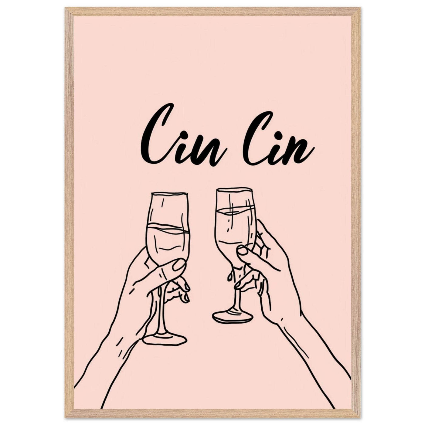 Cin Cin Toast Art Print - Vibrantwalls