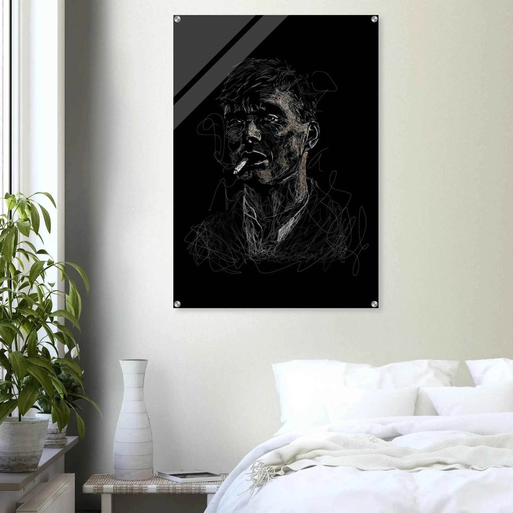 Abstract 'Notorious' Art Acrylic Print – Modern Urban Style Wall Decor, Multiple Sizes Available - Vibrantwalls