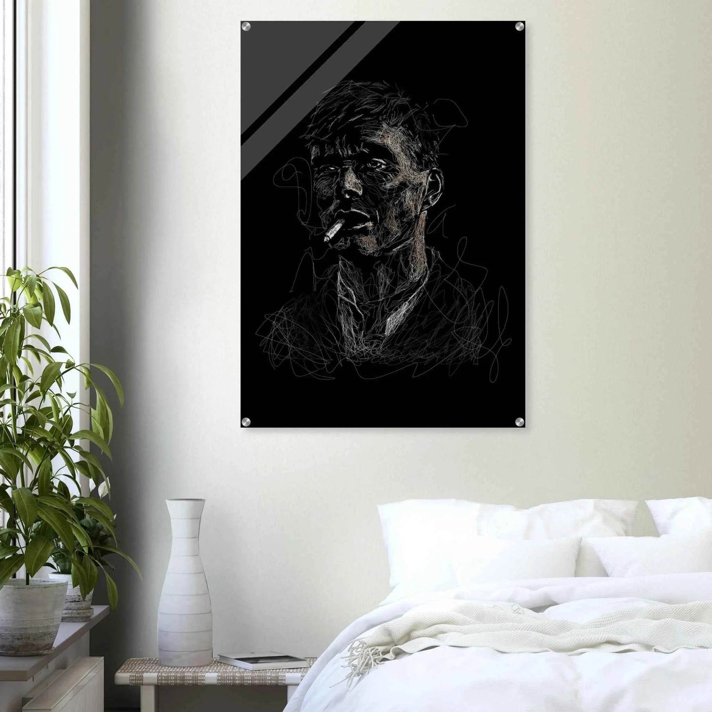 Abstract 'Notorious' Art Acrylic Print – Modern Urban Style Wall Decor, Multiple Sizes Available - Vibrantwalls