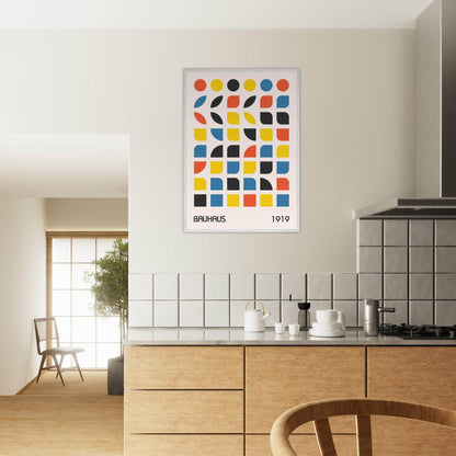 Bauhaus 1919 Geometric Abstract - Vibrantwalls