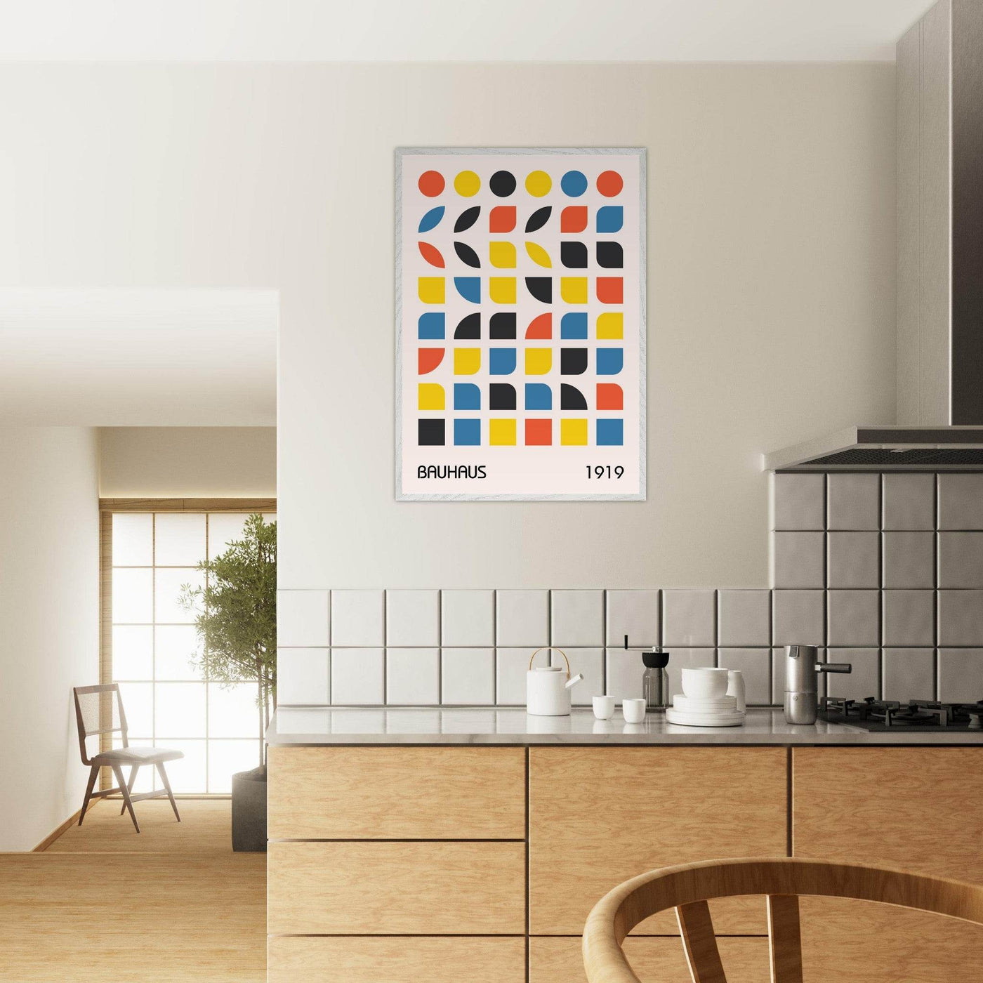 Bauhaus 1919 Geometric Abstract - Vibrantwalls