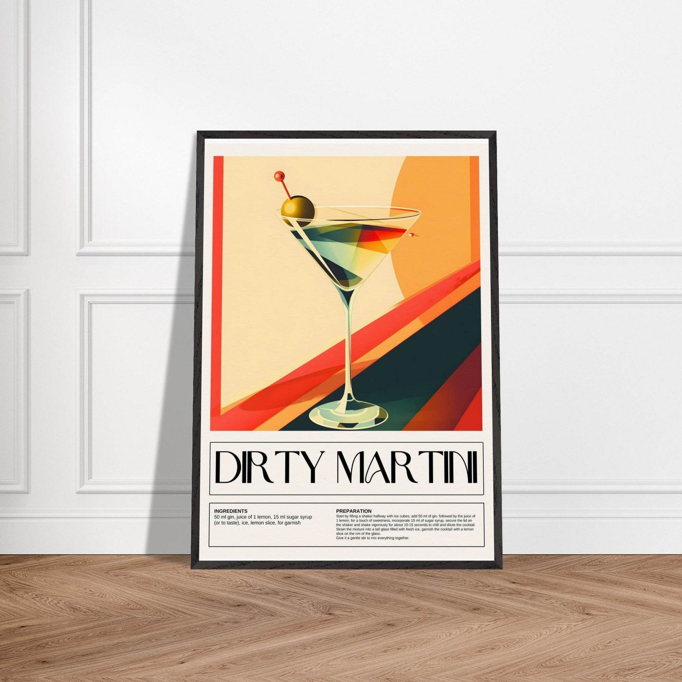 Abstract Dirty Martini - Vibrantwalls