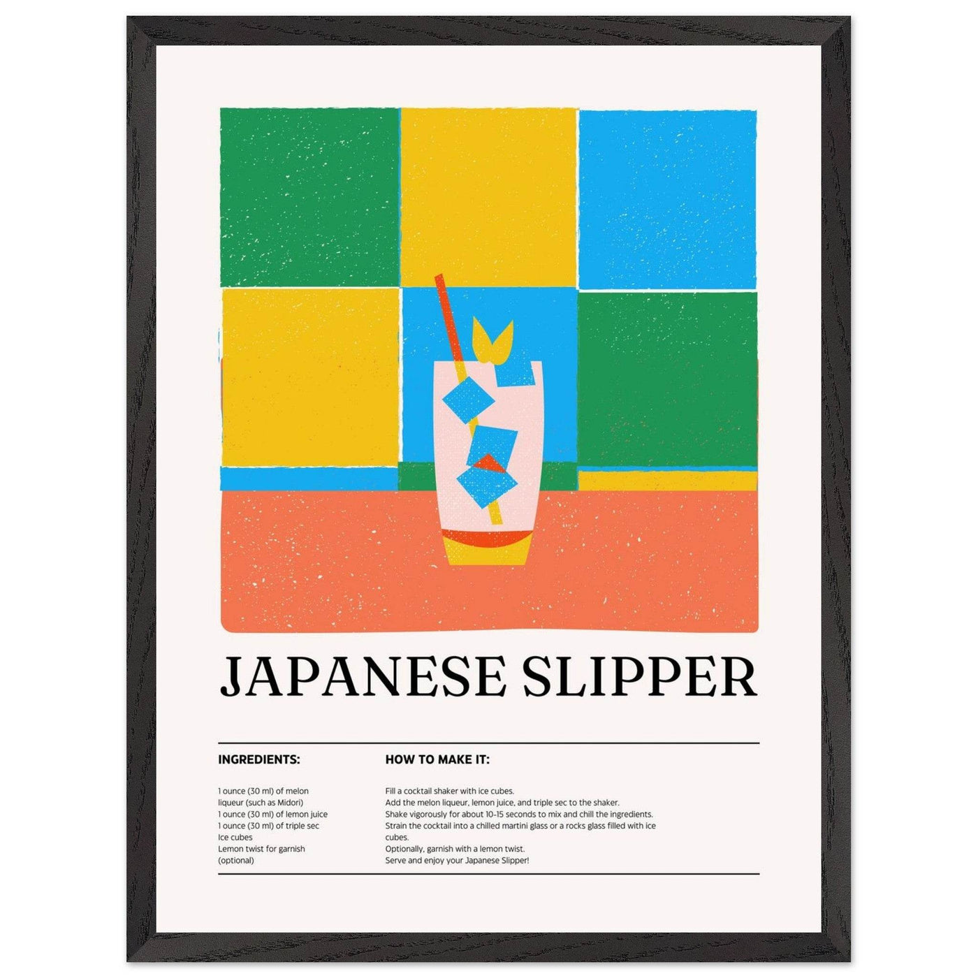 Japanese Slipper Cocktail Recipe - Vibrantwalls