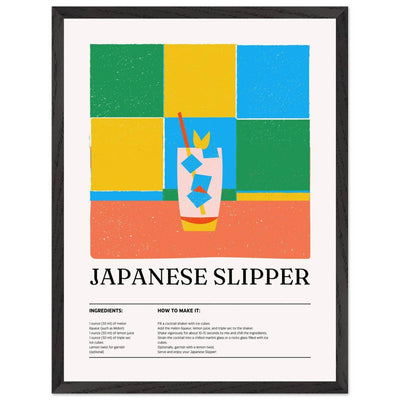 Japanese Slipper Cocktail Recipe - Vibrantwalls