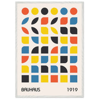 Bauhaus 1919 Geometric Abstract Variant Wall Art - Vibrantwalls