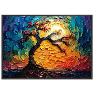 Impasto Tree of Life Poster - Vibrantwalls