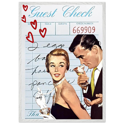 Retro Romance Cocktail Vintage Love Bar Art - Vibrantwalls