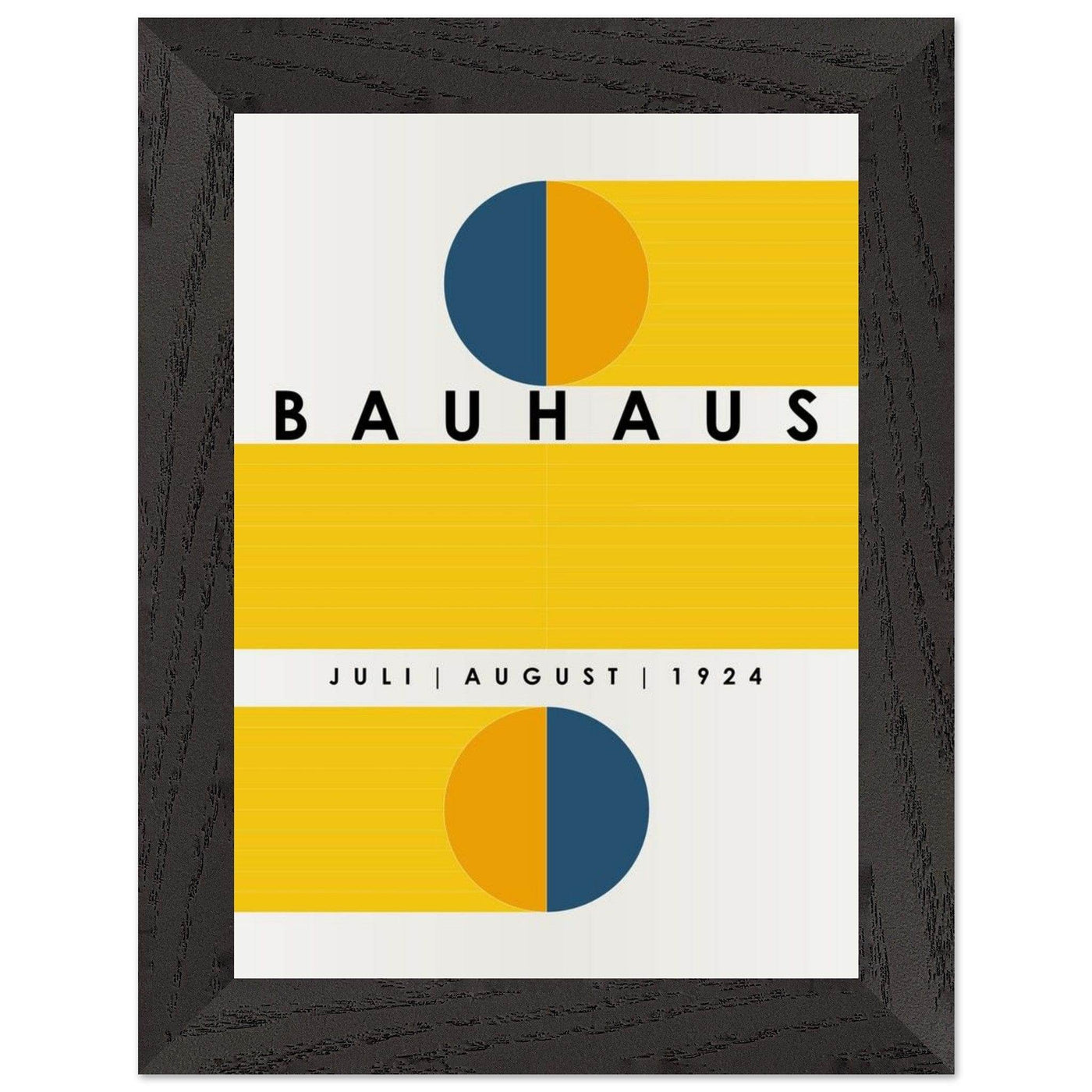 Bauhaus Blue Tunnel Geometric - Vibrantwalls