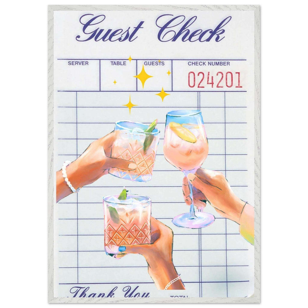 Gin Tonic Cheers Cocktail Wall Art - Vibrantwalls