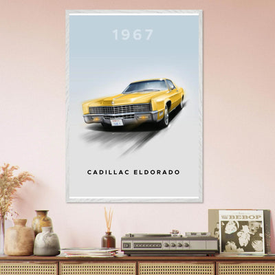 1967 Cadillac Eldorado - Iconic American Luxury Framed Poster | Premium Wall Art, Ready-to-Hang in Your Style - Vibrantwalls