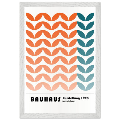 Bauhaus-Style The Blue Waves - Vibrantwalls
