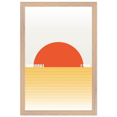 Bauhaus Sunset Abstraction - Vibrantwalls