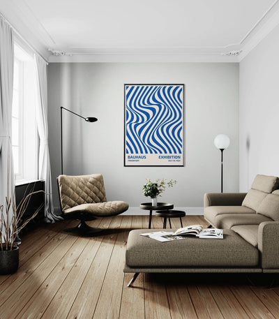 Bauhaus Ausstellung 1923 Op Art Wavy - Vibrantwalls