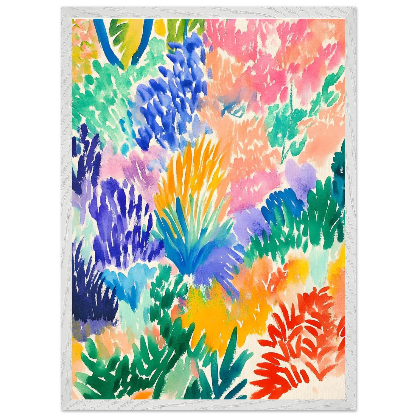 Matisse-Abstract Floral - Vibrantwalls
