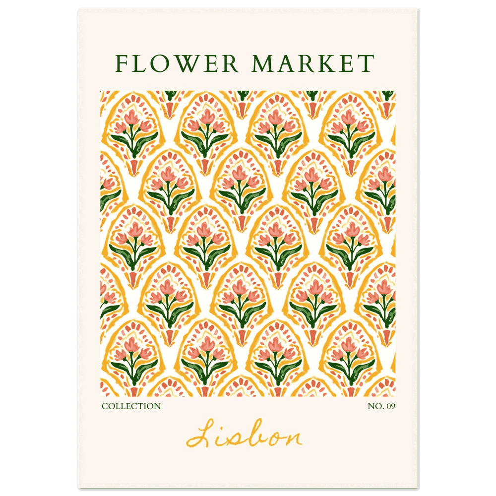 Lisbon Flower Market Wall Art - Vibrantwalls