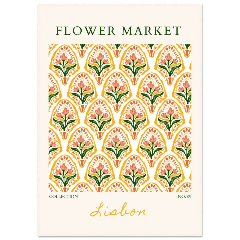 Lisbon Flower Market Wall Art - Vibrantwalls