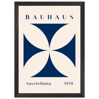 Bauhaus Exhibition 1919 - Navy Cream - Vibrantwalls
