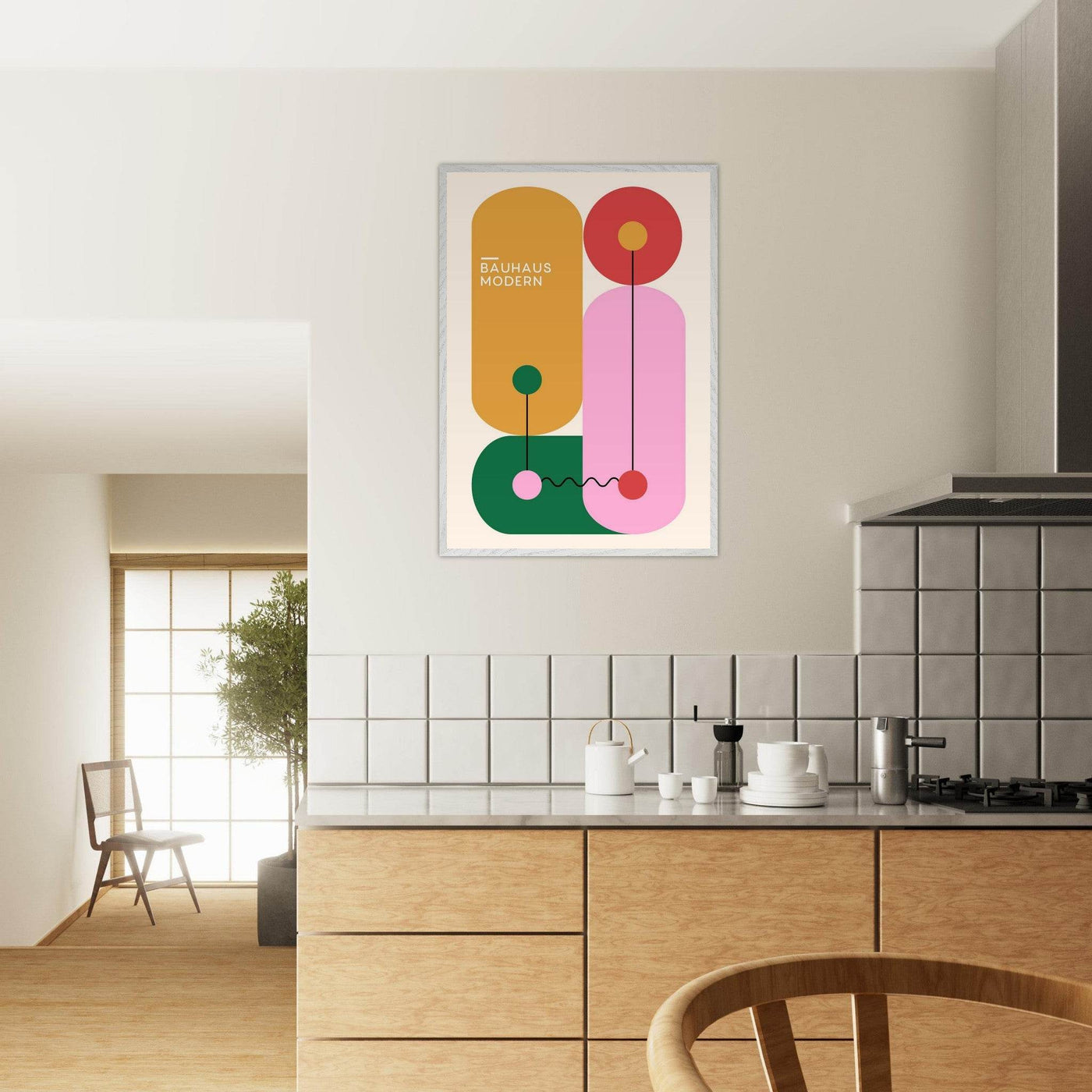 Bauhaus Colorful Geometric Art for Modern Home Decor - Vibrantwalls