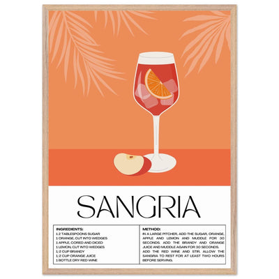 Sangria Cocktail Recipe - Vibrantwalls