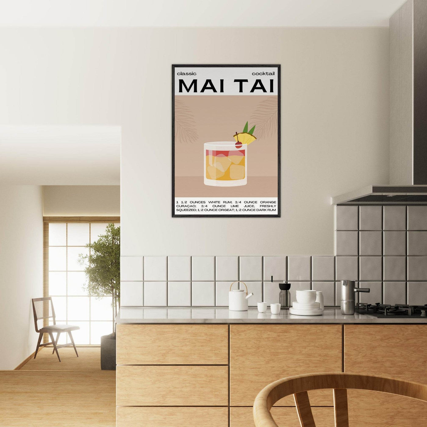 Mai Tai Cocktail - Vibrantwalls