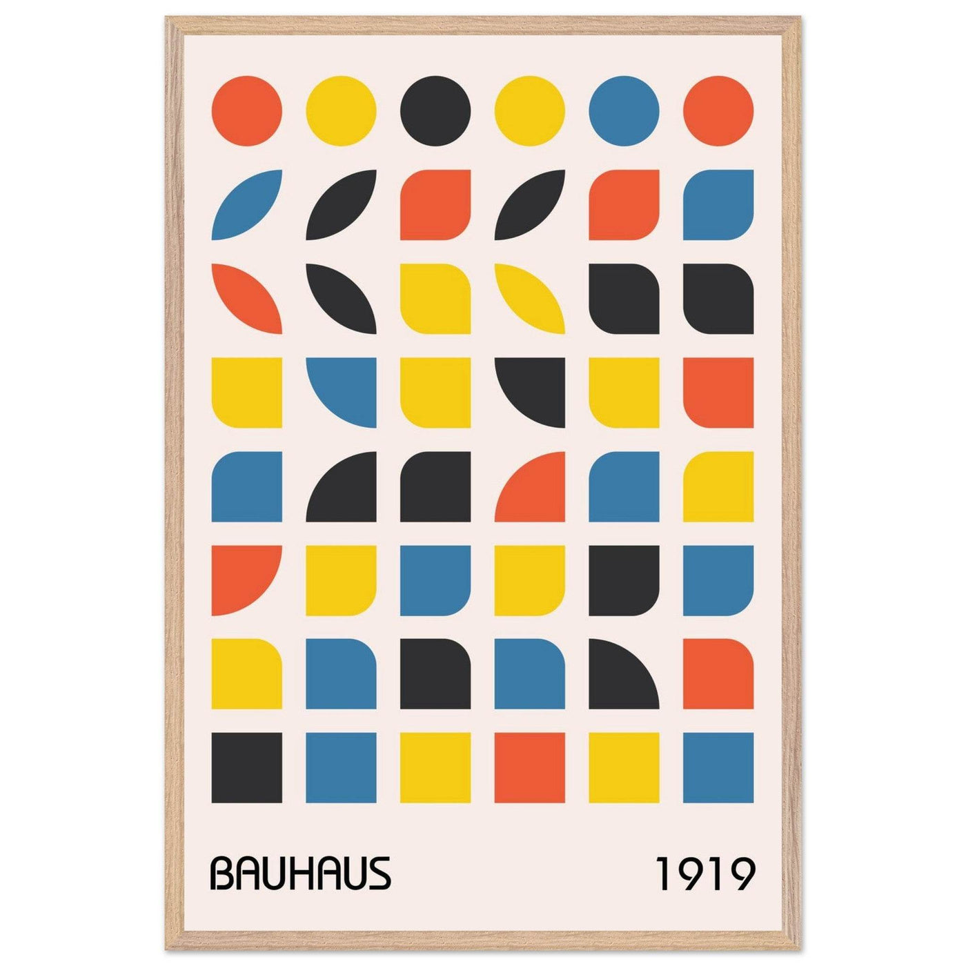 Bauhaus 1919 Geometric Abstract - Vibrantwalls
