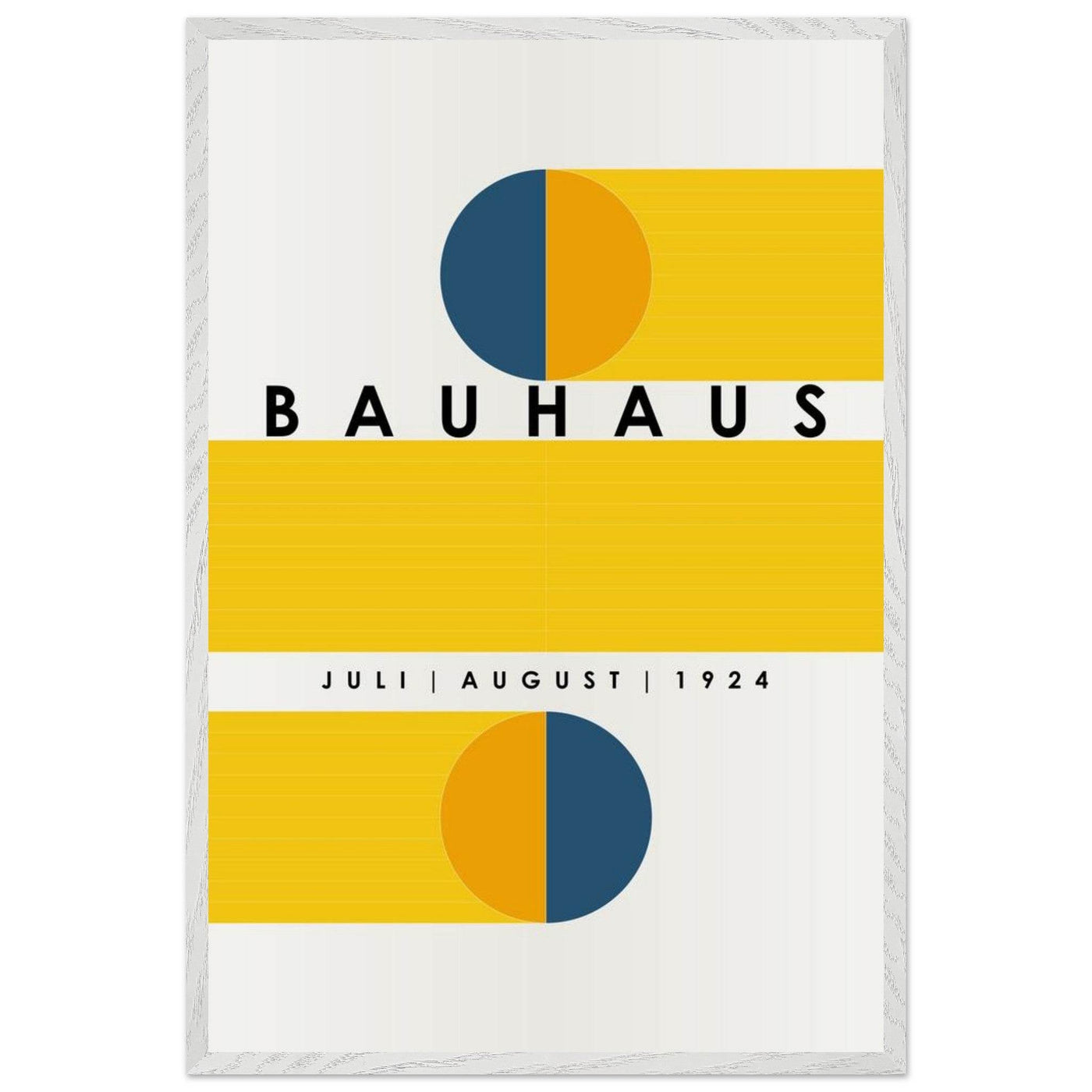 Bauhaus Blue Tunnel Geometric - Vibrantwalls