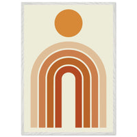 Boho Desert Rainbow Colorful Abstract Wall Art - Vibrantwalls