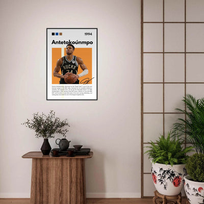 Giannis Antetokounmpo Greek Freak Bucks Poster - Vibrantwalls