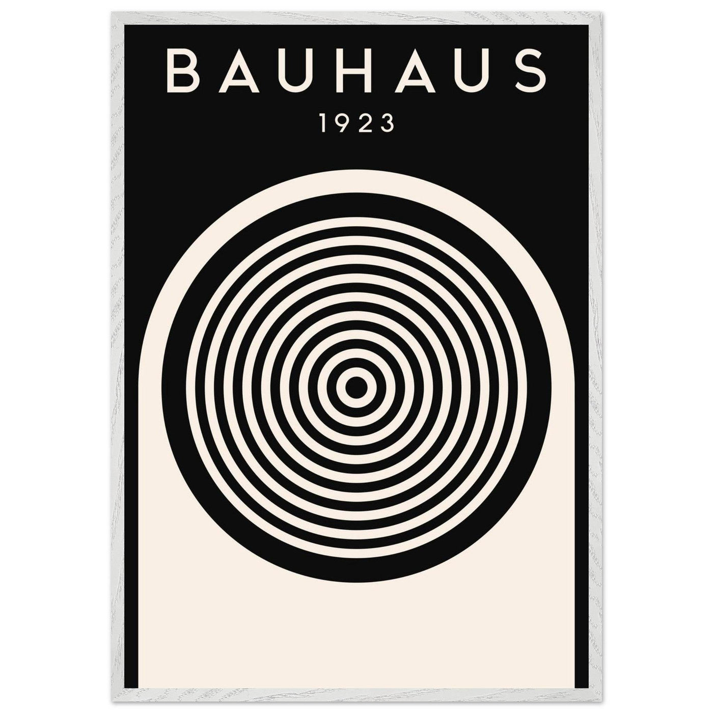 Bauhaus Black & Cream - Vibrantwalls
