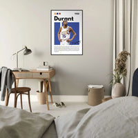 Kevin Durant Slim Reaper Suns NBA Legends Poster Wall Art - Vibrantwalls