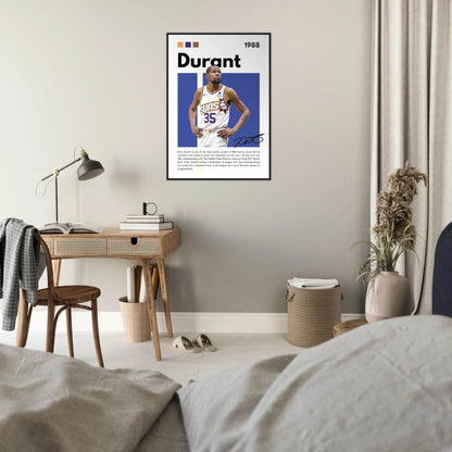 Kevin Durant Slim Reaper Suns Framed Poster - Vibrantwalls