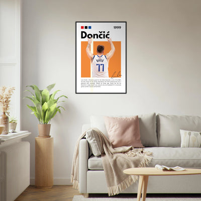 Luka Dončić El Matador Mavericks Framed Poster Vibrantwalls