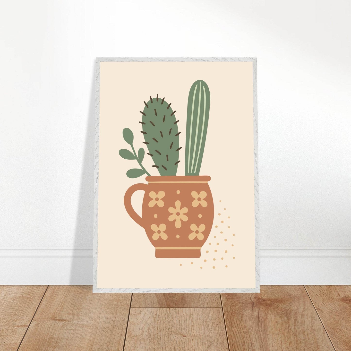 Cactus Bouquet Desert Botanical Wall Art - Vibrantwalls