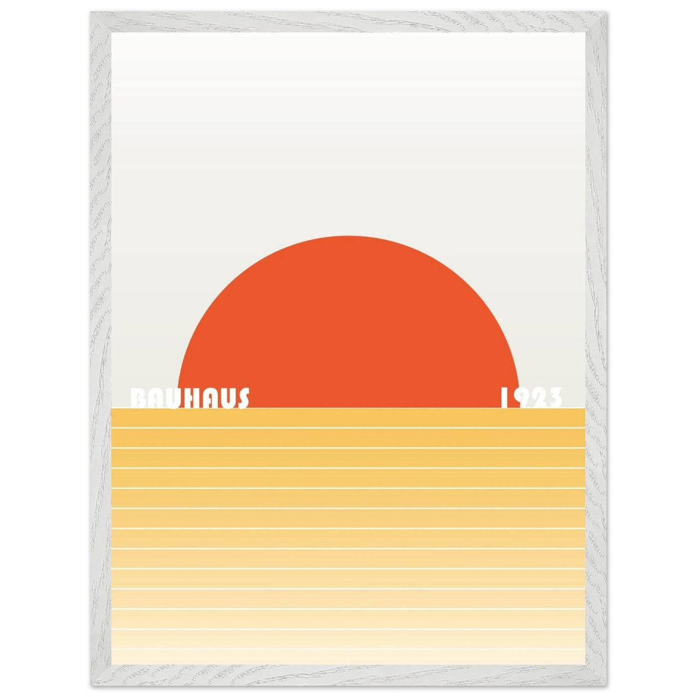 Bauhaus Sunset Abstraction - Vibrantwalls