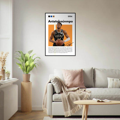 Giannis Antetokounmpo Greek Freak Bucks Poster - Vibrantwalls