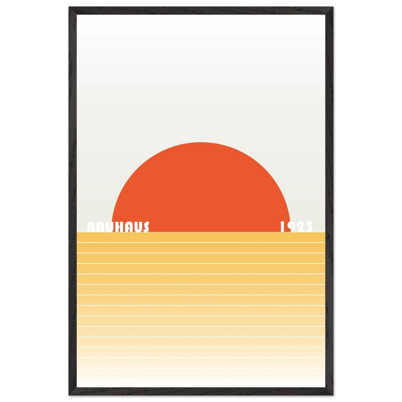 Bauhaus Sunset Abstraction - Vibrantwalls