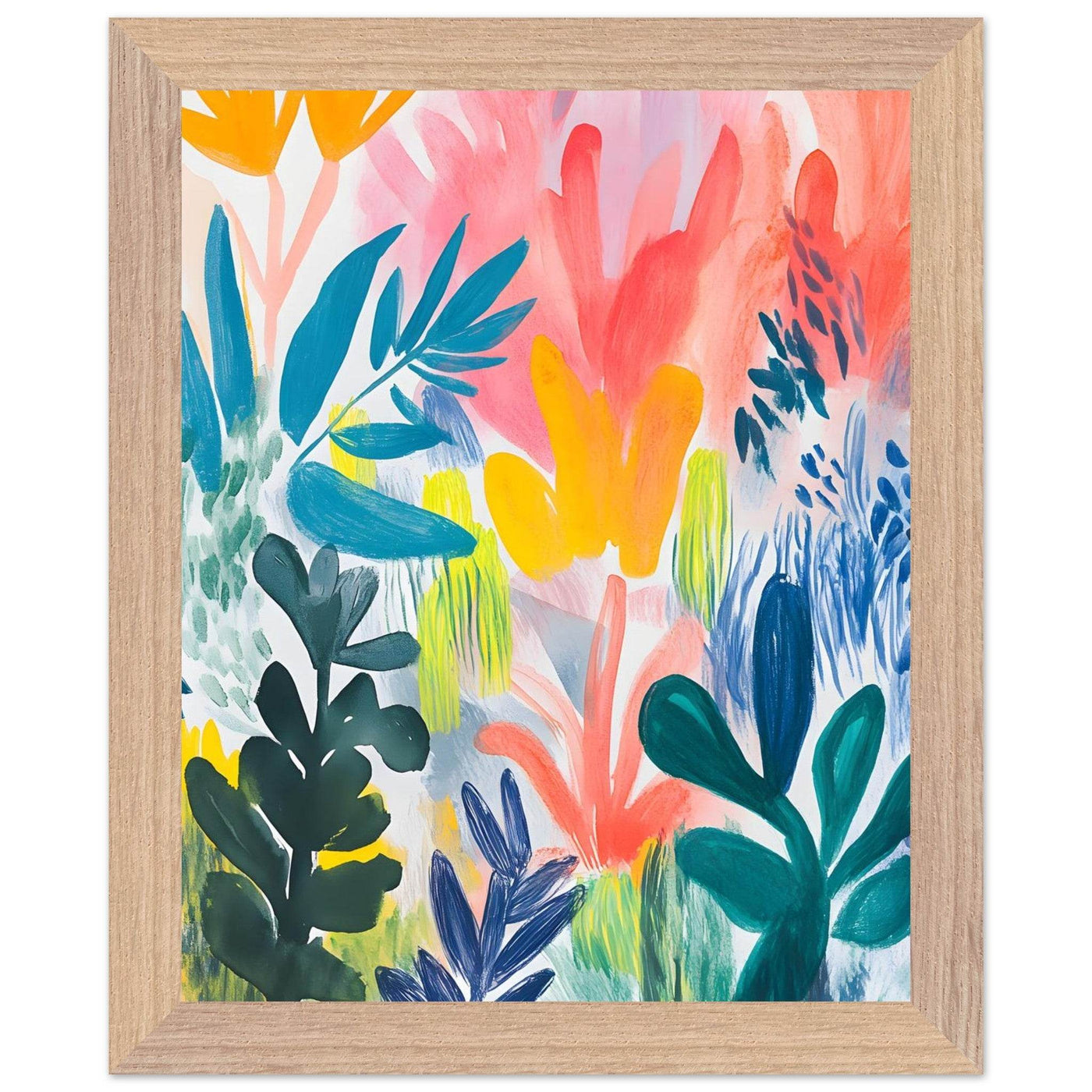 Abstract Floral Henri Matisse Botanical - Vibrantwalls