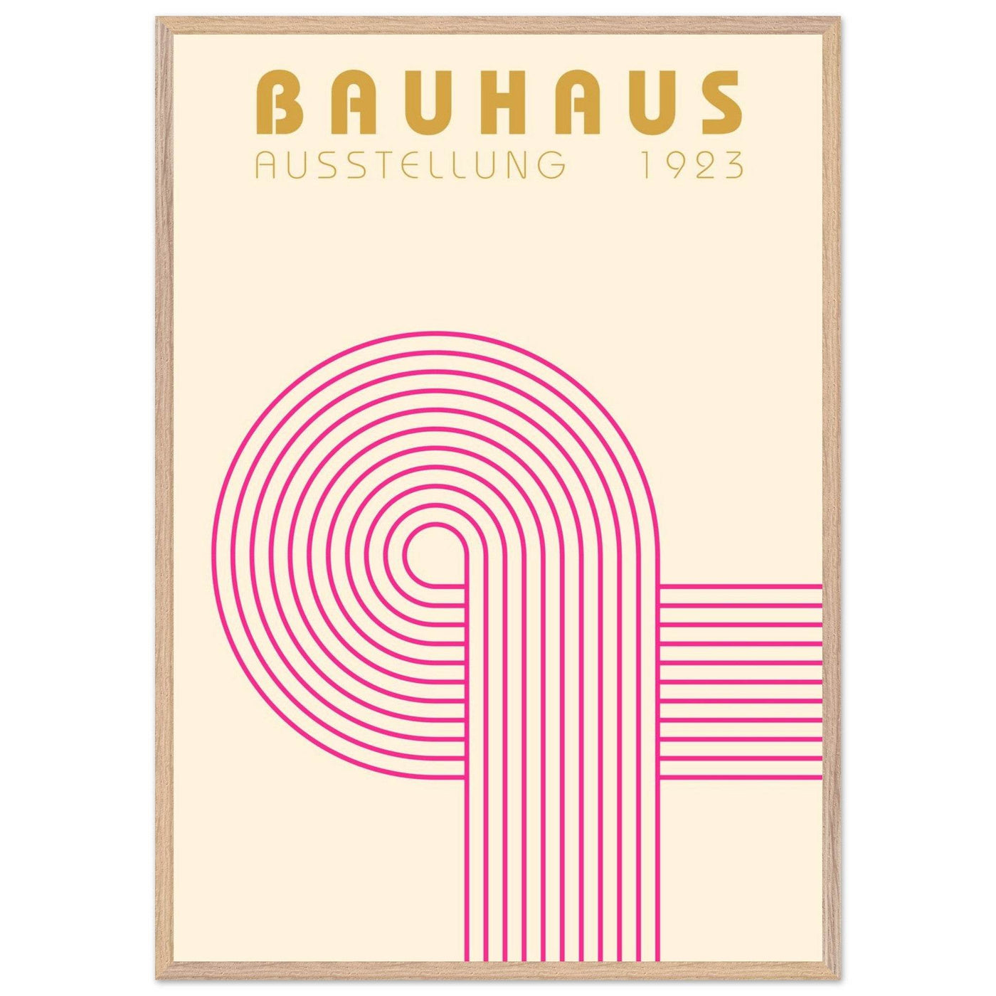 Bauhaus Pink Pop Decor for Modern Home Aesthetics - Vibrantwalls