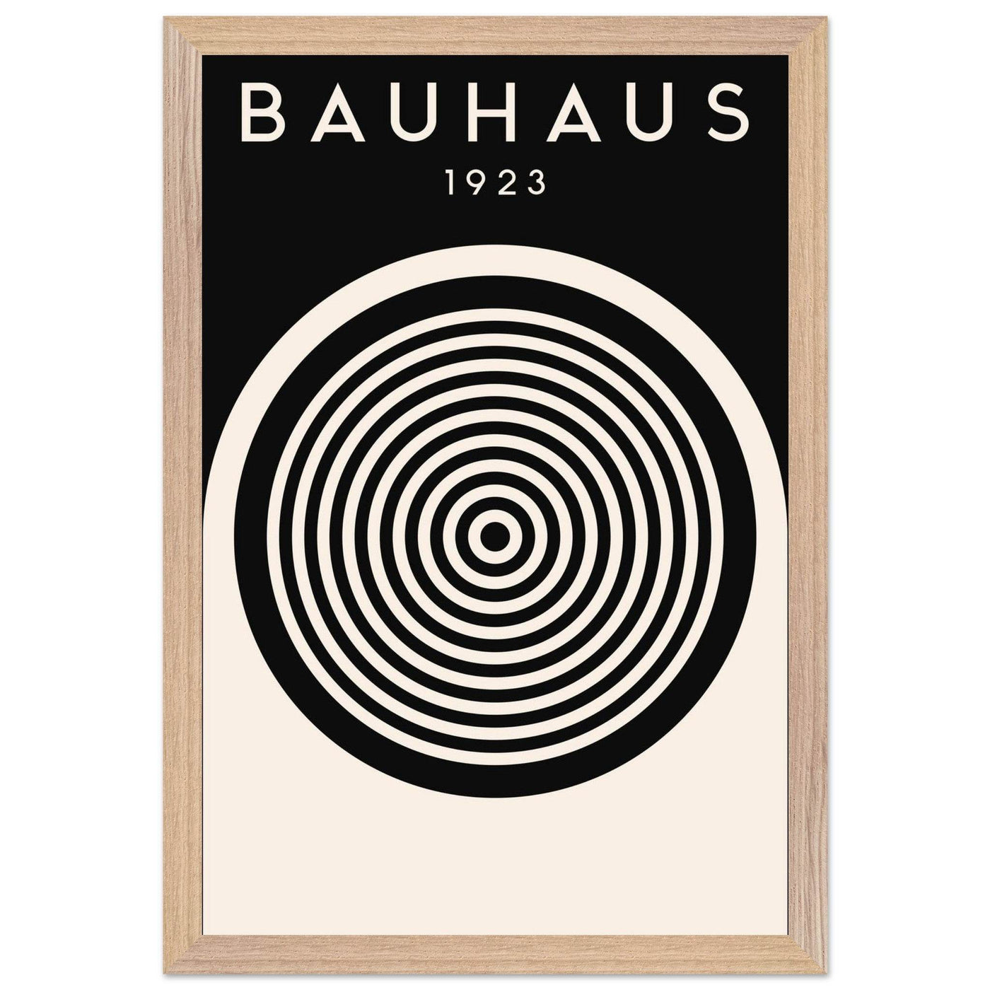 Bauhaus Black & Cream - Vibrantwalls