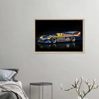 Porsche Spyder 917 Canvas Framed Wall Art - Vibrantwalls