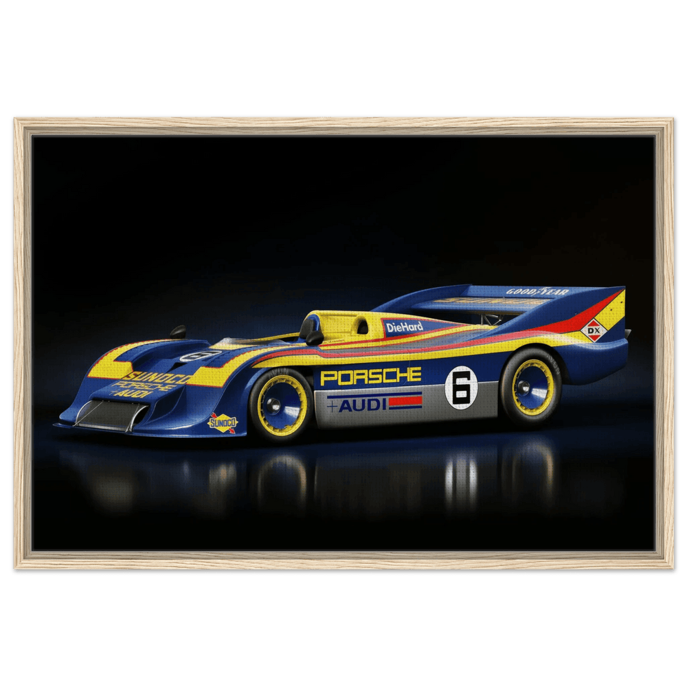 Porsche Spyder 917 Canvas Framed Wall Art - Vibrantwalls