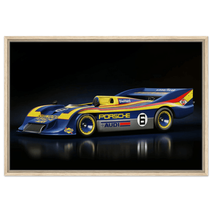 917 Porsche Spyder Canvas Framed - Vintage Framed Wall Art - Vibrantwalls