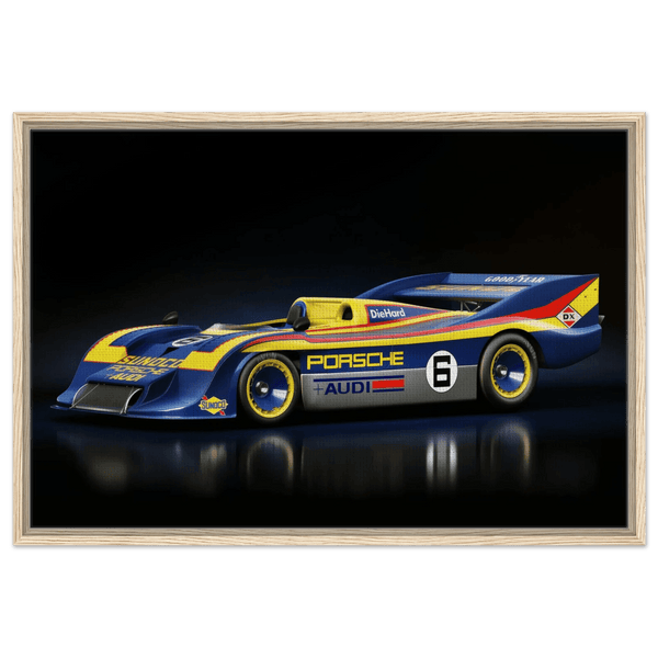 Porsche Spyder 917 Canvas Framed Wall Art - Vibrantwalls