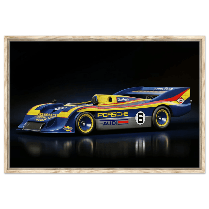 Porsche Spyder 917 Canvas Framed Wall Art - Vibrantwalls