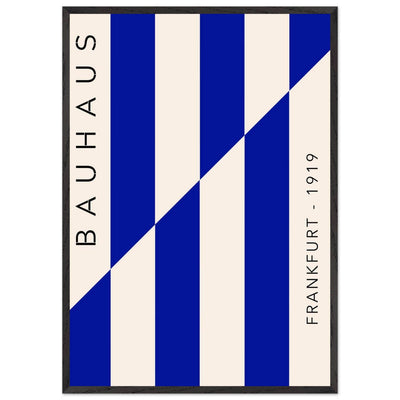Bauhaus Ausstellung 1923 Blue & Cream - Vibrantwalls